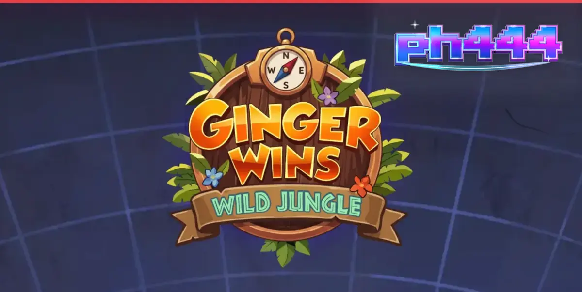 Ginger Wins Wild Jungle slot game screen with tribal theme